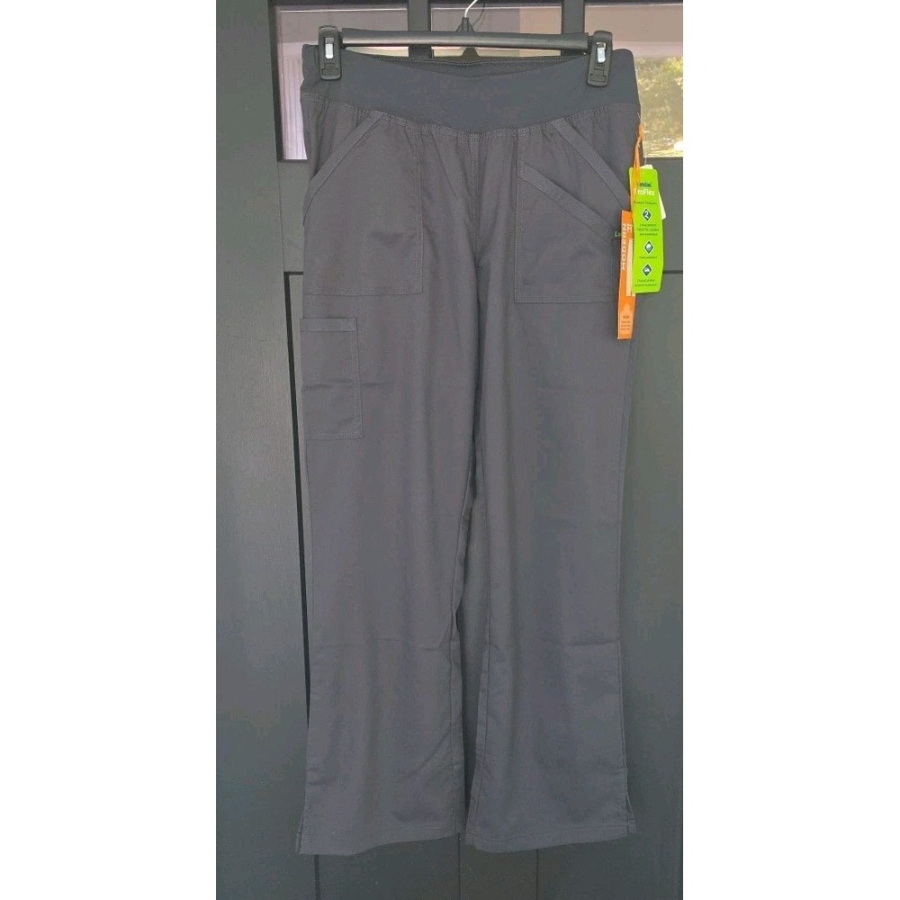 Landau ProFlex Tailored Fit Comfort Stretch 4-Pocket Scrub Women Pants Medium